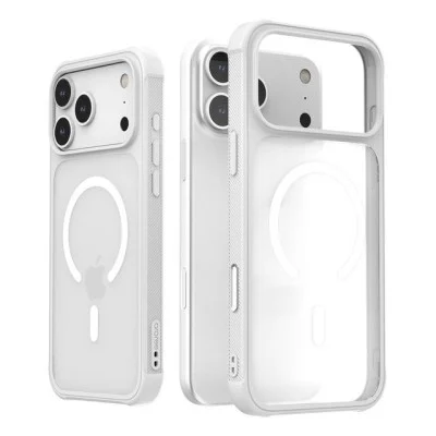 Arareee Duple Magsafe Armor Slim Case For Iphone 17 Pro Max - White